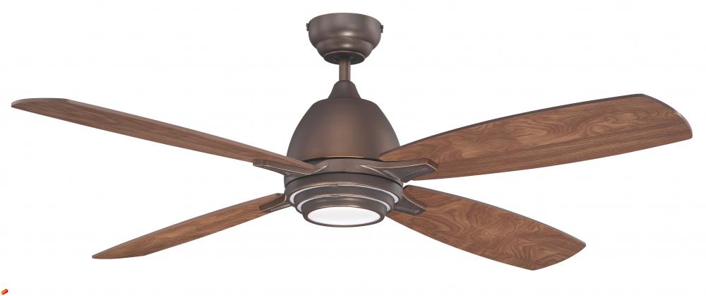One Light Architectural Bronze Ceiling Fan